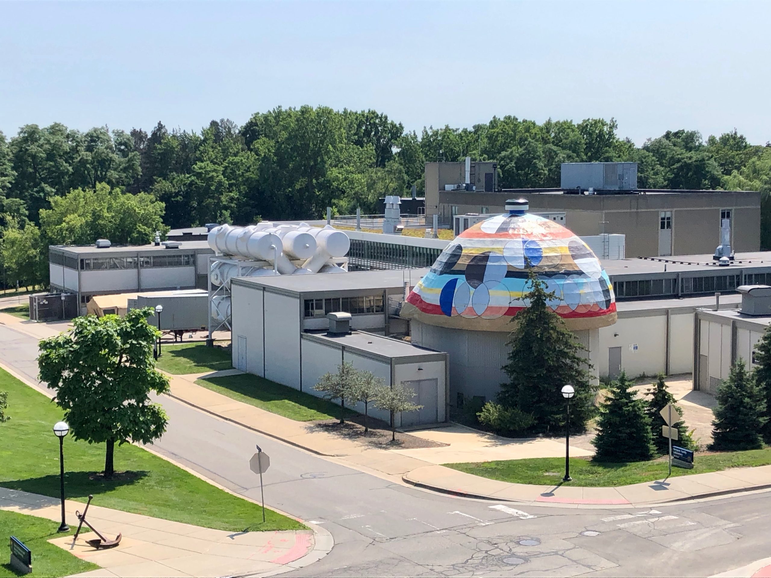 The Wilson Center with its colorful dome